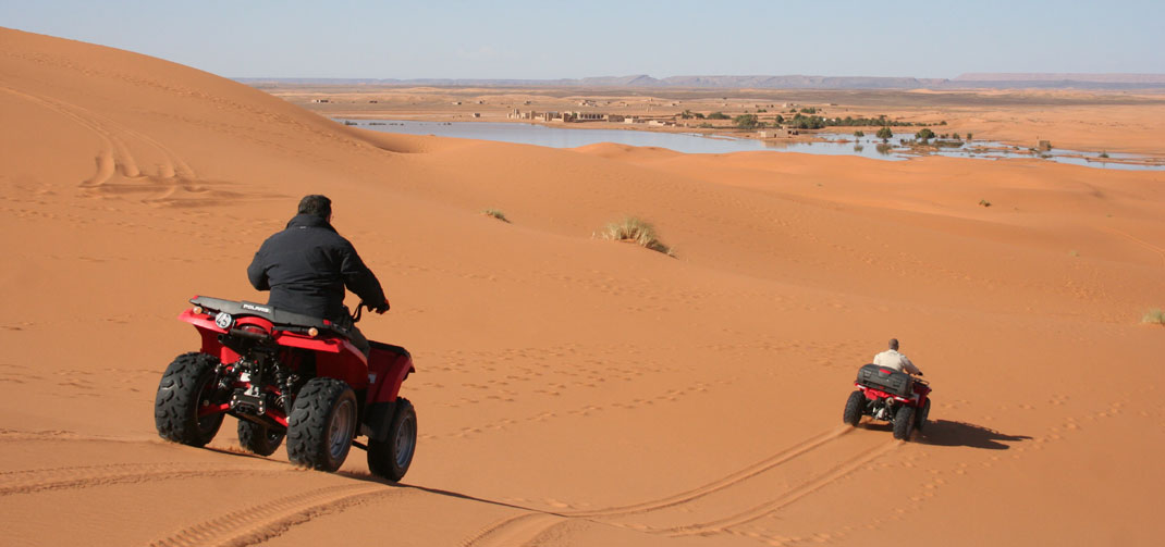Rutas en cuatrimotos por las dunas